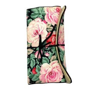 Vintage Diane Von Furstenberg Travel Jewelry Organizer Floral